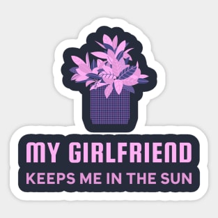 Plant Girlfriend Sticker